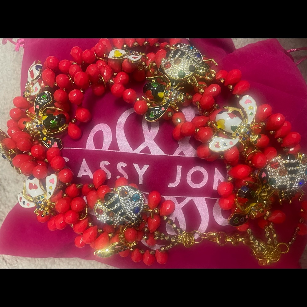 Sassy Jones Dainty Bug Necklace